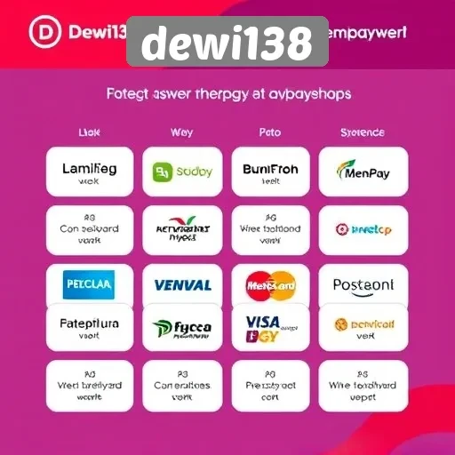 Pilihan Metode Pembayaran di Dewi138 untuk Pengguna